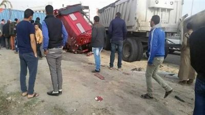 بالأسماء.. مصرع شخص وإصابة 6 في انقلاب سيارة ببورسعيد