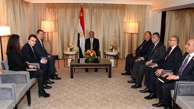 السيسي يستقبل عضو لجنة الخدمات العسكرية بمجلس الشيوخ