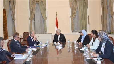 شوقى يلتقى سفيرالاتحاد الأوروبي لبحث سبل التعاون في مجال التعليم