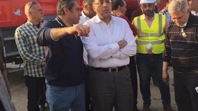 وزيرا الإسكان والبترول يتابعان انفجار خط بوتاجاز التجمع