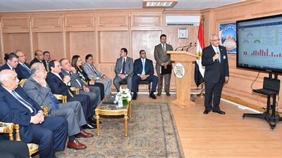 بالصور .. زيارة السيد الرئيس للجهاز المركزى للتعبئة العامة والإحصاء