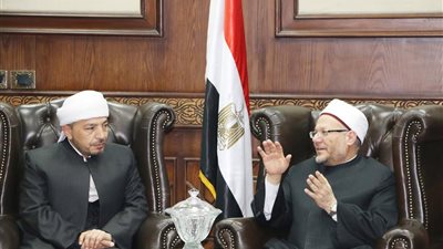 مفتي الجمهورية يستقبل وفدًا من اتحاد علماء الدين الإسلامي بكردستان بالعراق