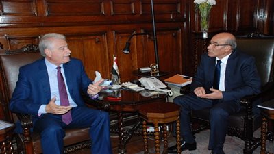 وزير الزراعة يبحث مع محافظ جنوب سيناء فرص الاستثمار والتنمية الزراعية بالمحافظة