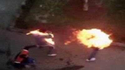 مصرع طفلين حرقا داخل شقة بميت غمر في الدقهلية