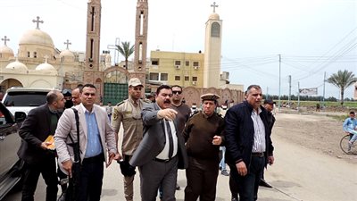 مدير أمن الدقهلية يتفقد الخدمات الأمنية في مولد القديسة دميانة