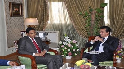 بالصور.. وزير التعليم العالى يستقبل السفير الموريتانى بالقاهرة