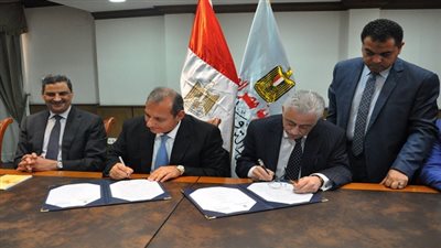 شوقى يوقع بروتوكول تعاون مع البنك الأهلى المصرى لتطوير (5) مدارس حكومية ببولاق أبو العلا