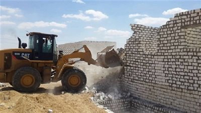 حملة لإزالة التعديات على أملاك الدولة في الوادي الجديد