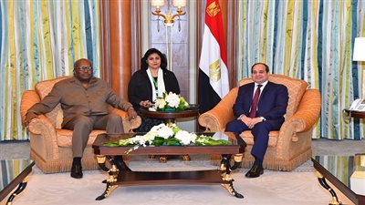 السيسي يستقبل رئيس بوركينا فاسو فى الرياض