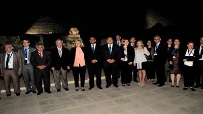 ​وفد دول الاتحاد من أجل المتوسط يزور الأهرامات ويشيد بحفاوة الاستقبال والأمان