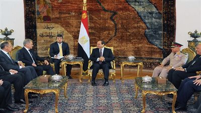 السيسي يستقبل وزيري الدفاع والخارجية الروسيين