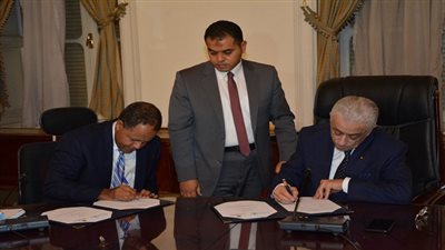 شوقى يوقع بروتوكول تعاون مشترك مع برنامج الأغذية العالمى