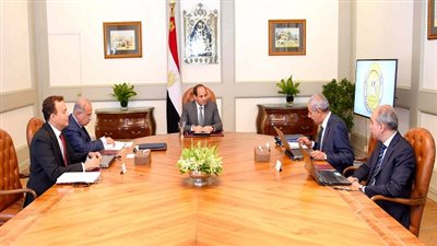 ننشر تفاصيل إجتماع السيسي مع رئيس الوزراء ووزيري التجارة والصناعة والنقل