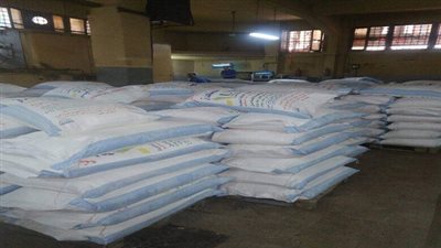 ضبط 24 طن دقيق مجهول المصدر بالشرابية