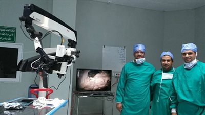 أجهزة حديثة لجراحة المخ والأعصاب بمستشفى بني سويف العام