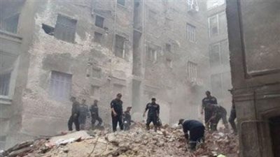 الصحة: حالة وفاة و4 مصابين في حادث انهيار عقار بالمنصورة