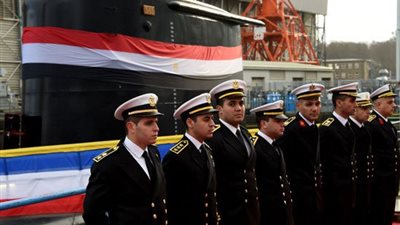 بالفيديو:مراسم تسليم الغواصه الألمانيه تايب 42