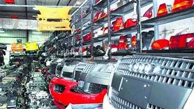 ضبط 100 الف قطعة غيار سيارات مغشوشة بالعبور 