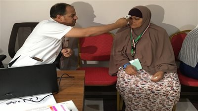 الصحة: عيادات البعثة الطبية للحج توقع الكشف على 1962 حاج مصري