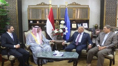 محافظ السويس يستقبل القنصل العام للمملكة السعودية الجديد