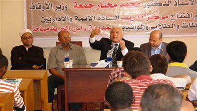 الأوقاف: افتتاح فاعليات البرنامج التثقيفي والترفيهي للفوج الثاني بمعسكر رأس البر بدمياط