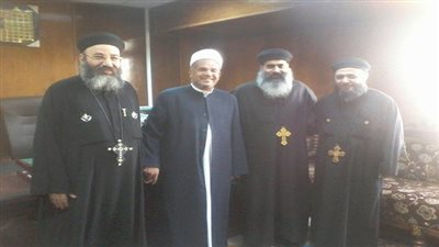 مطرانية قوص تهنئ أوقاف قنا بعيد الأضحى المبارك