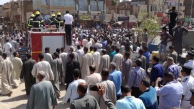 وصول جثمان شهيد الإرهاب بسيناء إلى سوهاج.. والمحافظ يعلق