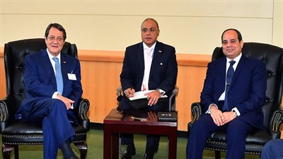 السيسي يلتقي مع الرئيس القبرصي على هامش أعمال الجمعية العامة بنيويورك