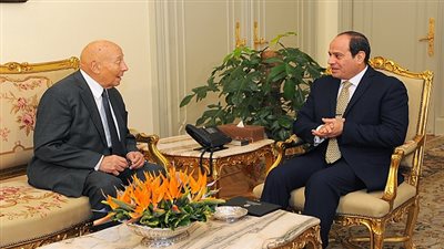 السيسي يلتقى رئيس المجلس القومى لحقوق الإنسان
