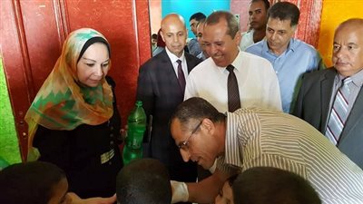 وكيل وزارة الصحة يتفقد دار الحبيب للأيتام بمركز ومدينة شربين بالدقهليه.