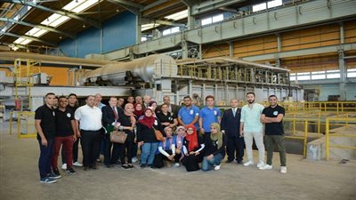 مصانع الإنتاج الحربي تستقبل  100شباب وفتاه من جامعتى 