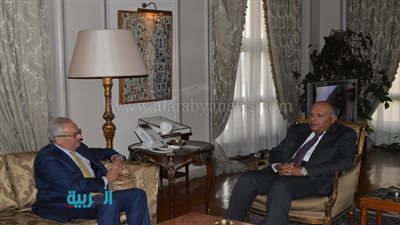 بالصور.. وزير الخارجية يستقبل سفير ايطاليا الجديد لدي القاهرة