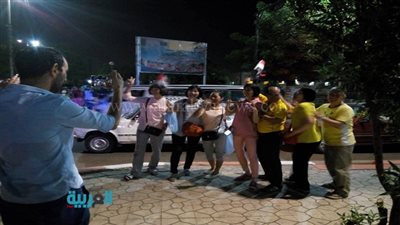 بالصور.. مظاهر إحتفالات الشعب المصري بمحافظة أسوان