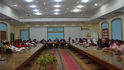 الجيوشى يجتمع بالمكتب التنفيذي لاتحاد طلاب مدارس الجمهورية