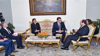 السيسي يستقبل وزير التعاون الاقتصادى والتنمية الألمانى