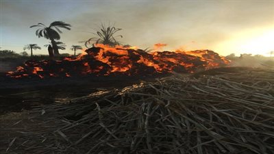 السيطرة على حريق نشب بقري أولاد نجم بنجع حمادى