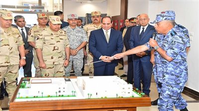 الرئيس عبد الفتاح السيسي يشهد الاحتفال بالعيد الخمسين للقوات البحرية