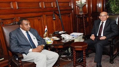 البنا يبحث مع مدير المنظمة العربية للتنمية الزراعية موقف مشروعات التعاون المشترك