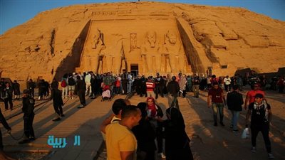 بالصور.. مظاهر الإحتفال بتعامد الشمس على قدس الأقداس