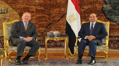 السيسي يستقبل الحاكم العام لاستراليا لقصر الاتحادية