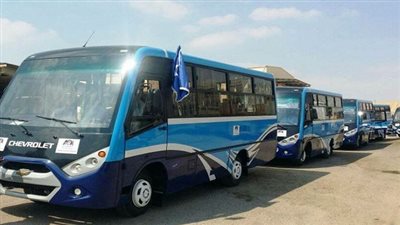  بدء تشغيل سيارات مرفق النقل الداخلي للمدن الجديدة بالسويس