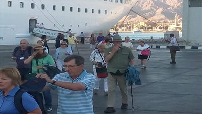 وصول  2565 سائح من جنسيات مختلفة الى مينائى سفاجا والغردقة