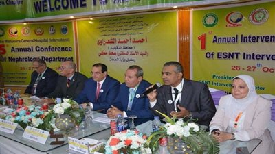 بالصور.. محافظ الدقهلية في افتتاح المؤتمر السنوي الخامس بقسم الكلي وزيارتة لنقابة الاطباء