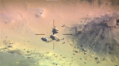 القضاء على عدد من العناصر الإرهابية المشاركة بإستهداف عناصر الشرطة على طريق الواحات وتدمير 3 سيارات دفع رباعي محملة باسلحة وذخائر