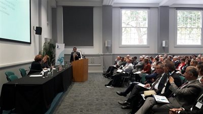 عبد الغفار يلقى كلمة مصر أمام المؤتمر الدولي للتعليم بالمملكة المتحدة