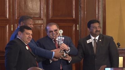 تكريم حسن راتب فى احتفالية كبرى بحضور قيادات من نادى اليونز