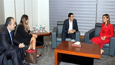 سحر نصر تبحث مع مدير شركة أوبر فى مصر توسيع نشاط الشركة فى المحافظات 