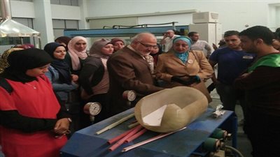 الفوج السابع من طلاب الجامعات المصرية  يزور مراكز التميز التابعة للإنتاج الحربى ضمن (مبادرة كل يوم جديد)