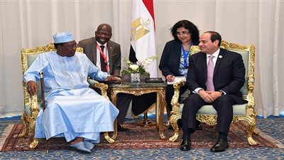 السيسي يستقبل الرئيس التشادي إدريس ديبي على هامش فعاليات منتدى شباب العالم بشرم الشيخ