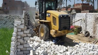 إزالة 554 حالة تعد على الأراضي الزراعية بالجيزة